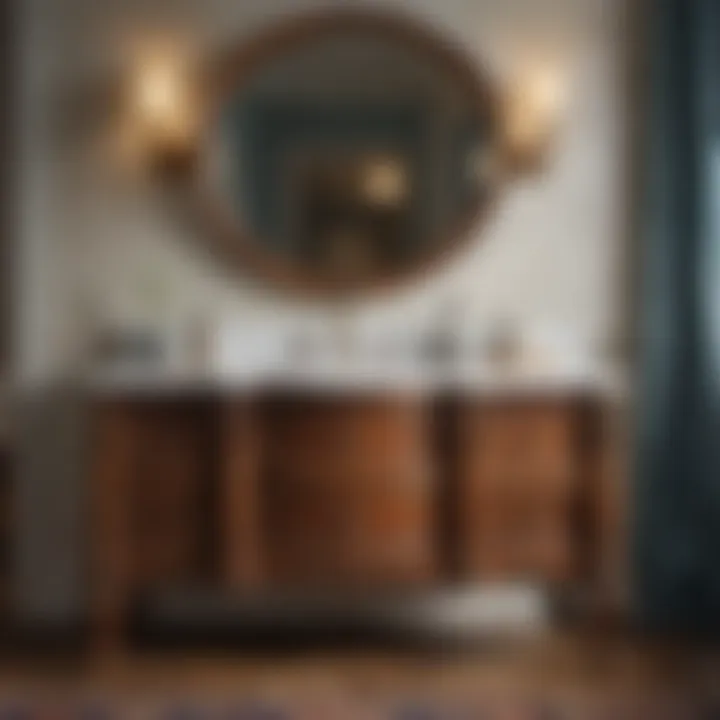 Customization Options for Antique Vanities Stylish antique vanity showcasing customization options