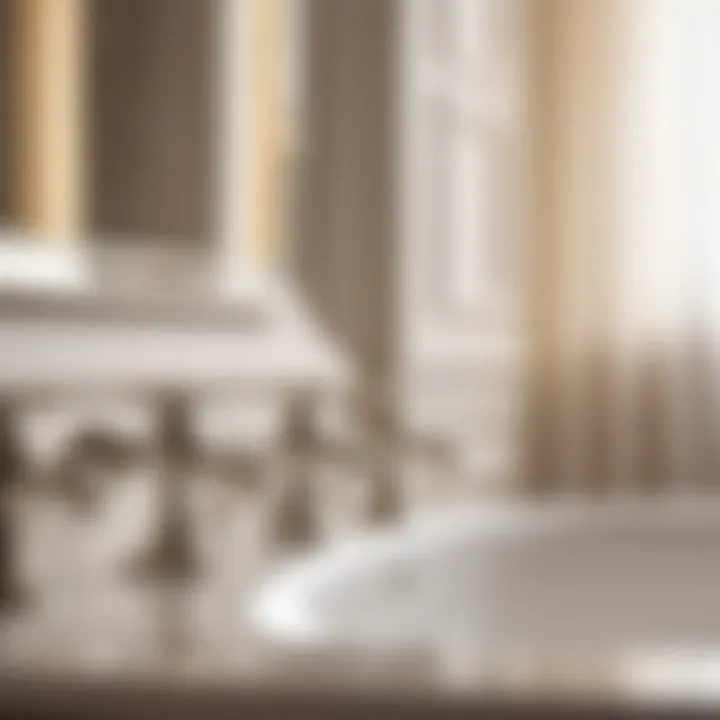 Nickel bathroom accessories adding charm to interior