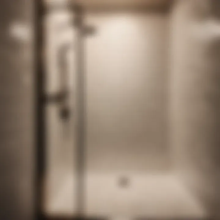 Timeless subway tile shower design