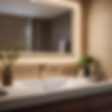Tools and materials for bathroom vanity installation