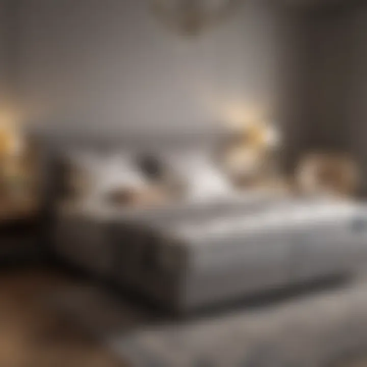 Customer Feedback Overview Visualization of customer ratings and feedback for various mattresses