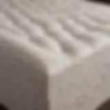Memory Foam Mattress Layers Close-up view of a high-quality memory foam mattress layer