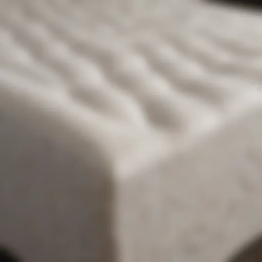 Memory Foam Mattress Layers Close-up view of a high-quality memory foam mattress layer