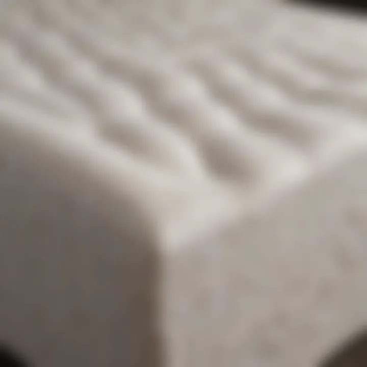 Memory Foam Mattress Layers Close-up view of a high-quality memory foam mattress layer