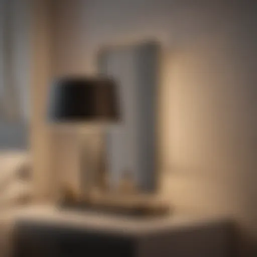Modern touch-sensitive bedside lamp with elegant design