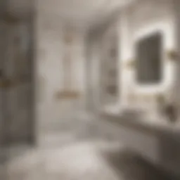 Stylish Marble Tiles Bathroom Renovation