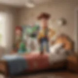 Immersive Wall Mural Bringing Toy Story Characters to Life Toy Story Bedroom Wall Mural