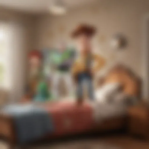 Immersive Wall Mural Bringing Toy Story Characters to Life Toy Story Bedroom Wall Mural