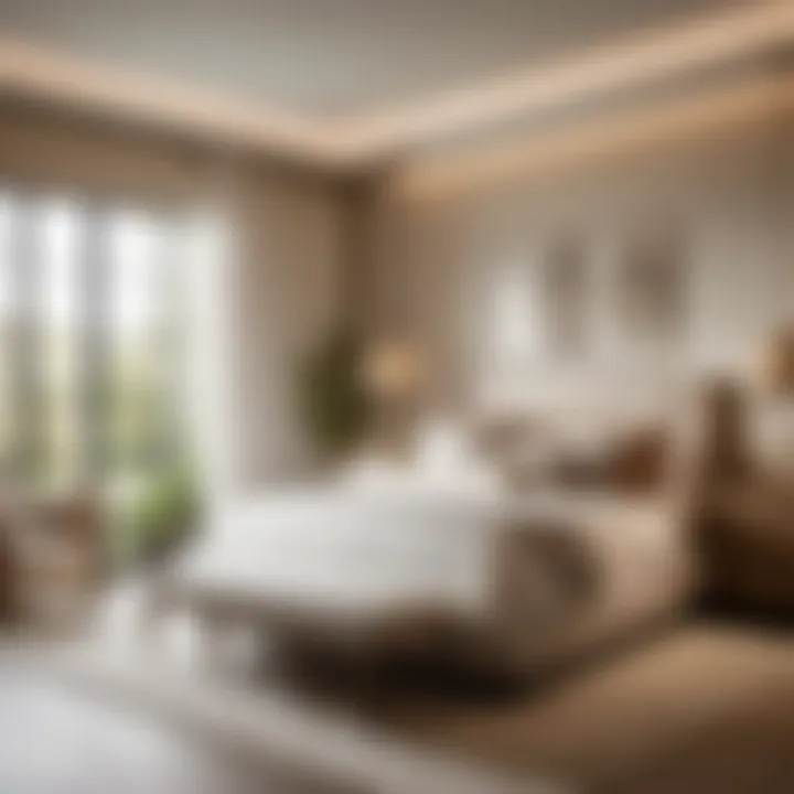 Neutral Color Scheme in Tranquil Oasis Bedroom Tranquil Oasis Bedroom with Neutral Color Scheme