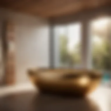 7ft Long Bathtub in a Tranquil Spa Setting