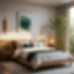 Tranquil Zen Bedroom with Bamboo Accents