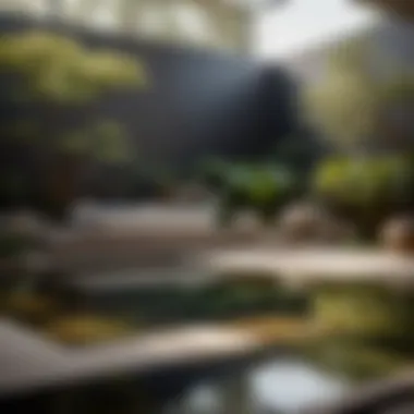 Serene Oasis Tranquil Zen Garden View