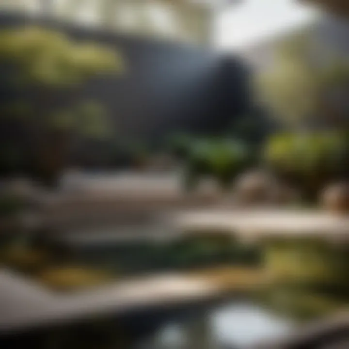 Serene Oasis Tranquil Zen Garden View
