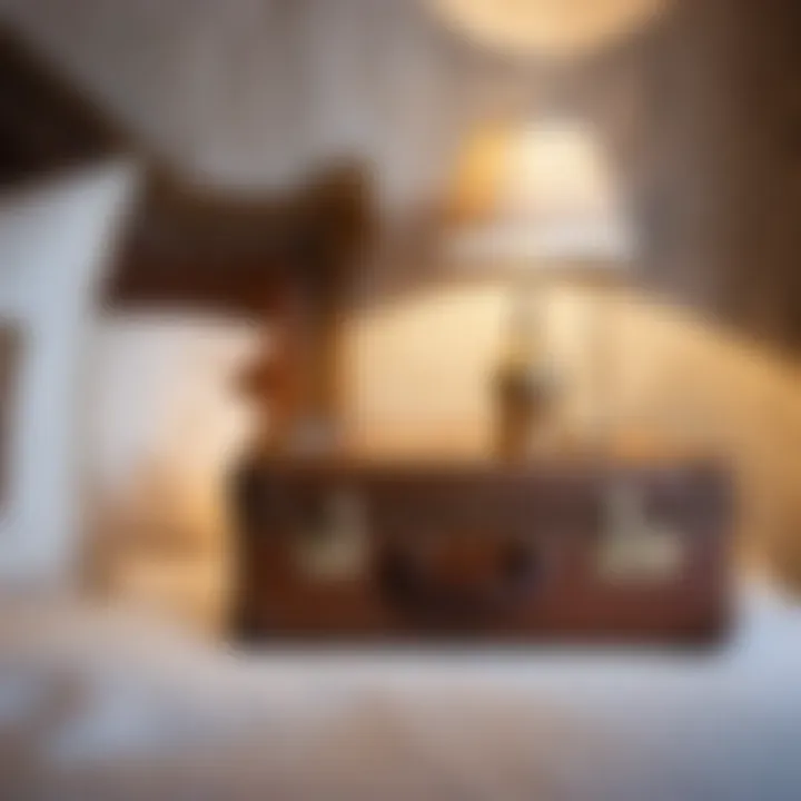 Vintage Suitcase Nightstand