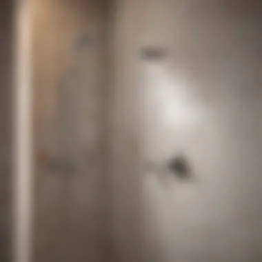 Cozy Shower Setup with Soothing Accessories Cozy shower setup complete with soothing accessories