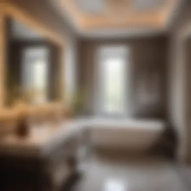 Finishing touches with elegant bathroom decor