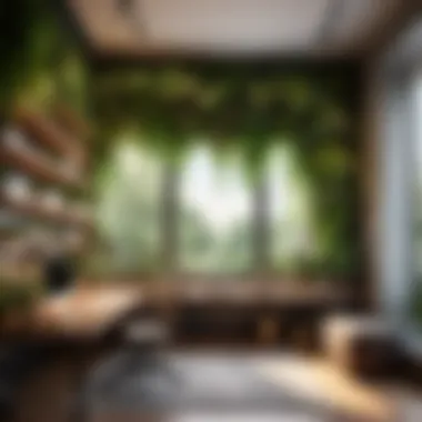 Enhancing Productivity with Biophilic Design and Greenery Integration Biophilic design incorporating greenery into workspace