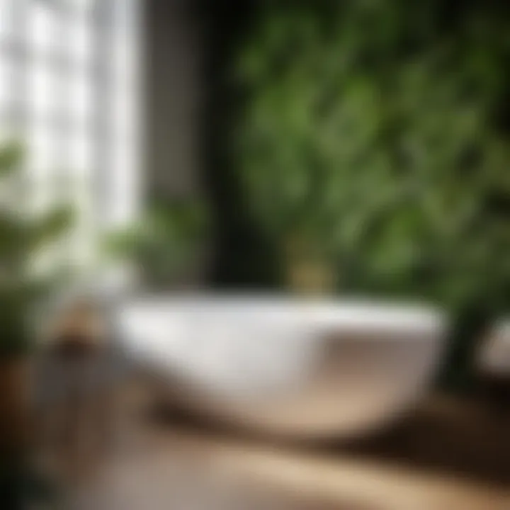 Botanical Inspired Bathroom Greenery