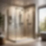 Elegant bathroom shower design