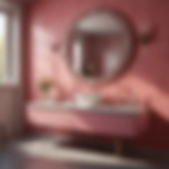 Luxurious Materials for Pink Bathrooms Luxurious bathroom materials for a pink theme