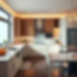 Modern kitchen renovation with sleek cabinetry and innovative appliances