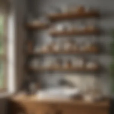 Smart Shelving System for Farmhouse Bathroom Storage Smart Shelving System for Farmhouse Bathroom Storage