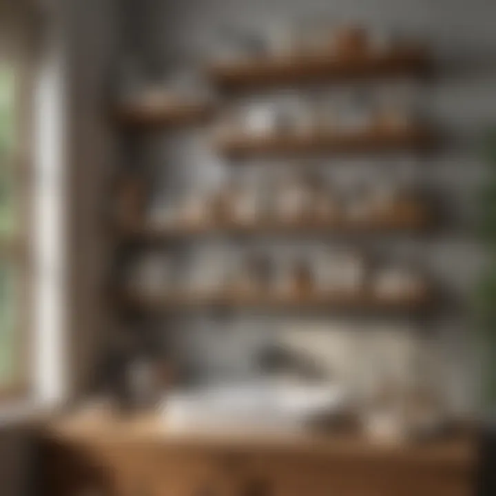 Smart Shelving System for Farmhouse Bathroom Storage Smart Shelving System for Farmhouse Bathroom Storage