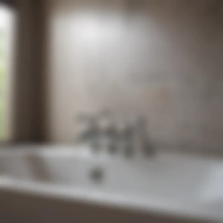 Transformative Outcomes: Bathtub Faucet to Shower Before and after comparison of bathtub faucet and shower installation