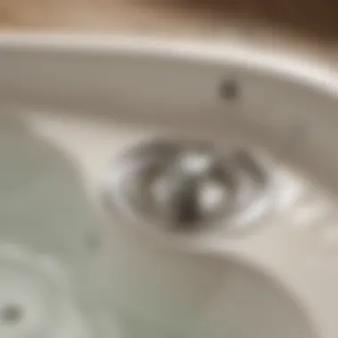 Symbiotic Drainage Components Illustration depicting the interaction between trip lever assembly and overflow plate in bathtub drainage