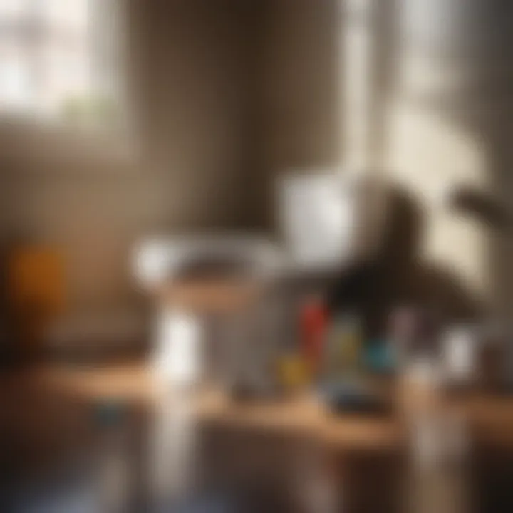 Illustration of tools needed for troubleshooting toilet base leak