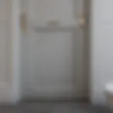 Identifying Water Damage Water damage on bathroom door frame