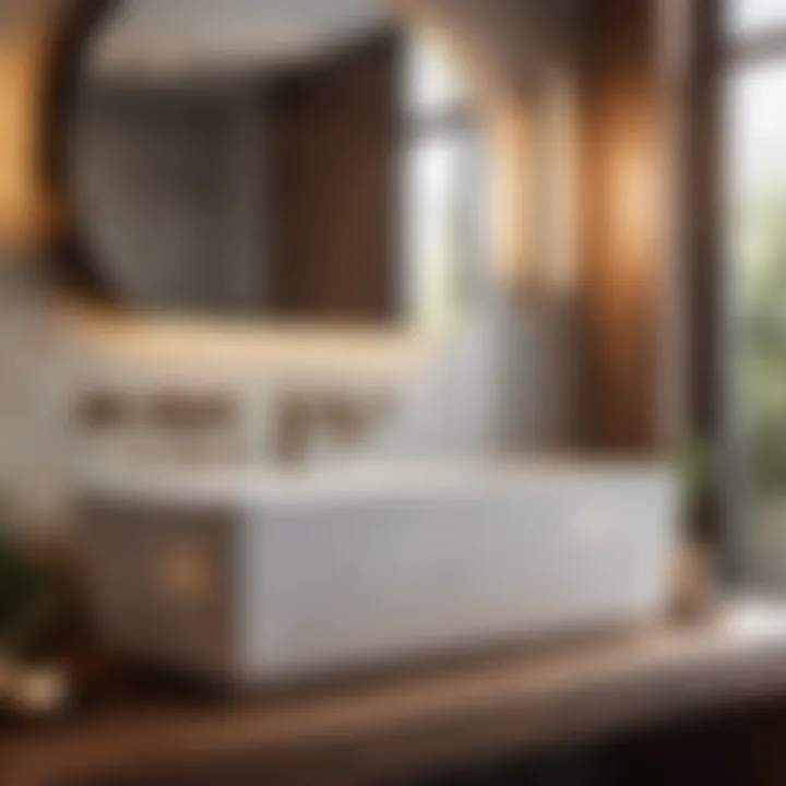 Modern bathroom plumbing fixtures