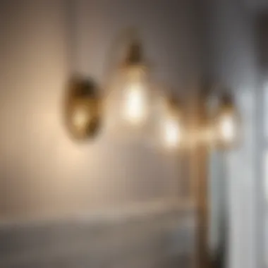 Stylish bathroom lighting fixtures