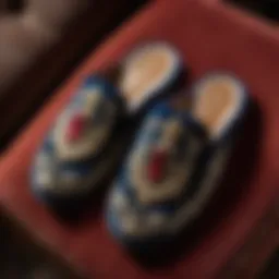 Luxurious True Religion Bedroom Slipper with Ornate Embellishments