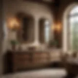Tuscan Vanity in Earthy Tones