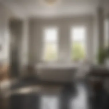 Soothing ambiance created by a two-person bath