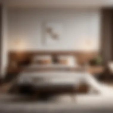 Simplicity in Style Minimalist bedroom set featuring clean lines and natural materials