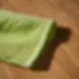 Eco-friendly bamboo cleaning cloth