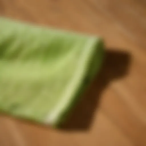 Eco-friendly bamboo cleaning cloth