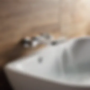 Sleek and Modern Bath Filler Sleek and Modern Bath Filler with Hand Shower Design
