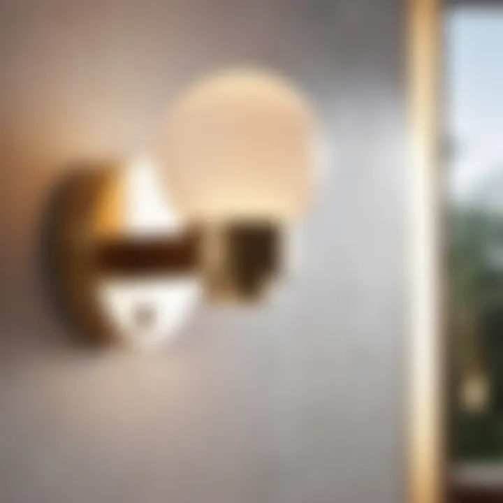 Contemporary Bathroom Globe Wall Sconce