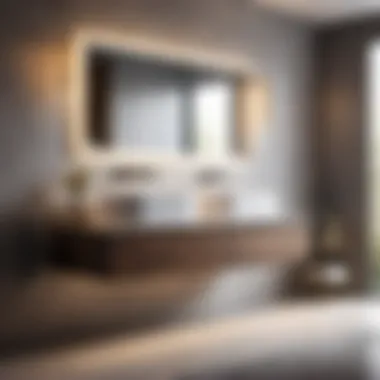 Sleek modern bathroom fixtures and fittings