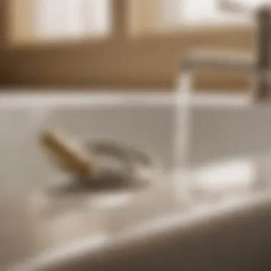 Maintenance tools for sink drain lever