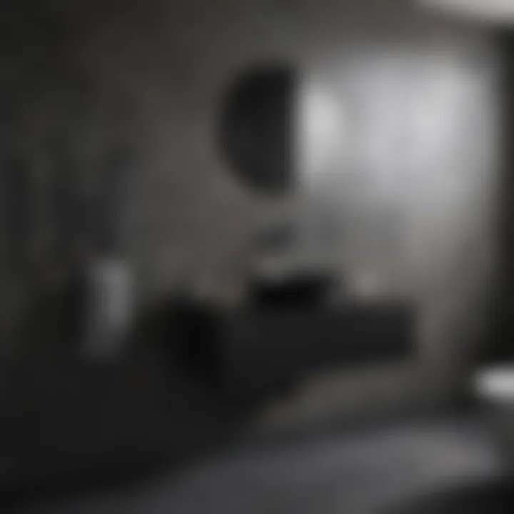 Sleek Matte Black Fixtures Modern matte black bathroom fixtures
