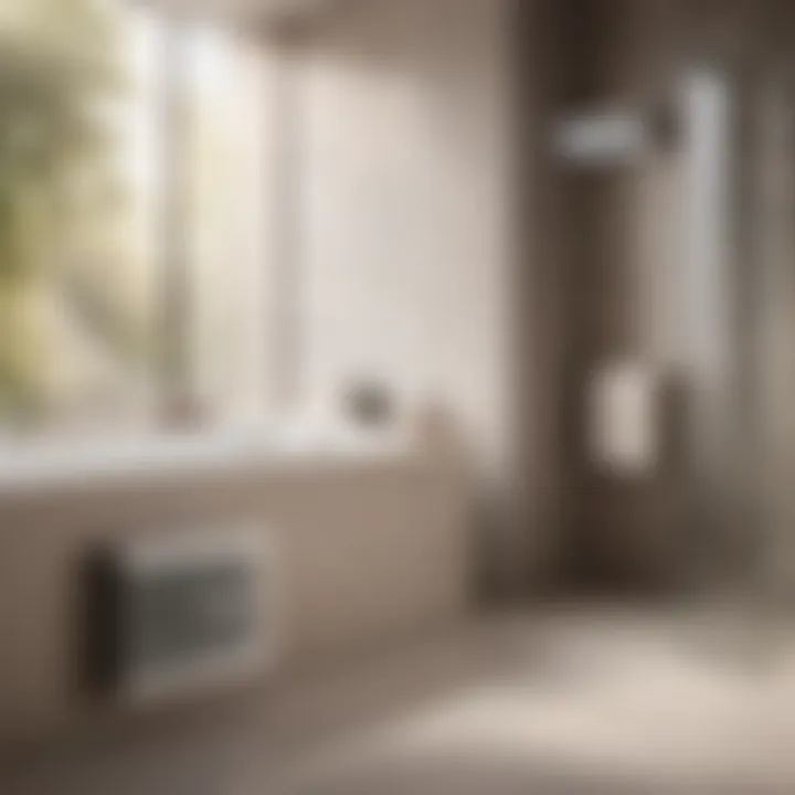 Innovative design of bathroom ventilation fan and heater combo