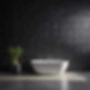 Modern Monochrome Geometric Wall Tile Sleek and modern geometric wall tile in monochrome palette