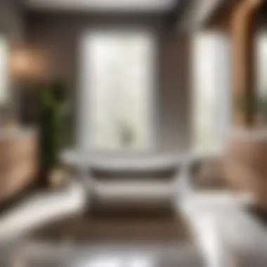 Sophisticated Style: Chrome Accents for Your 54-Inch Long Bathtub Sleek Design of a 54-Inch Long Bathtub with Chrome Fixtures