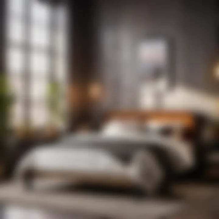 Urban Industrial Style Bed Frame