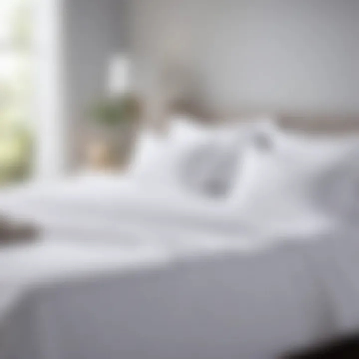Bright White Bed Sheets with Smooth Finish Bright White Bed Sheets with Smooth Finish