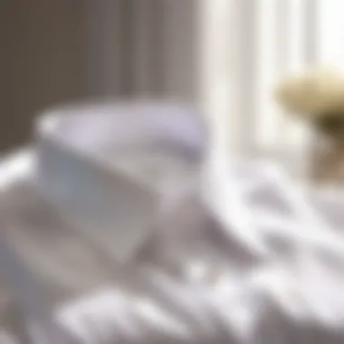 Sparkling White Shirt with Elegant Fold Sparkling White Shirt with Elegant Fold